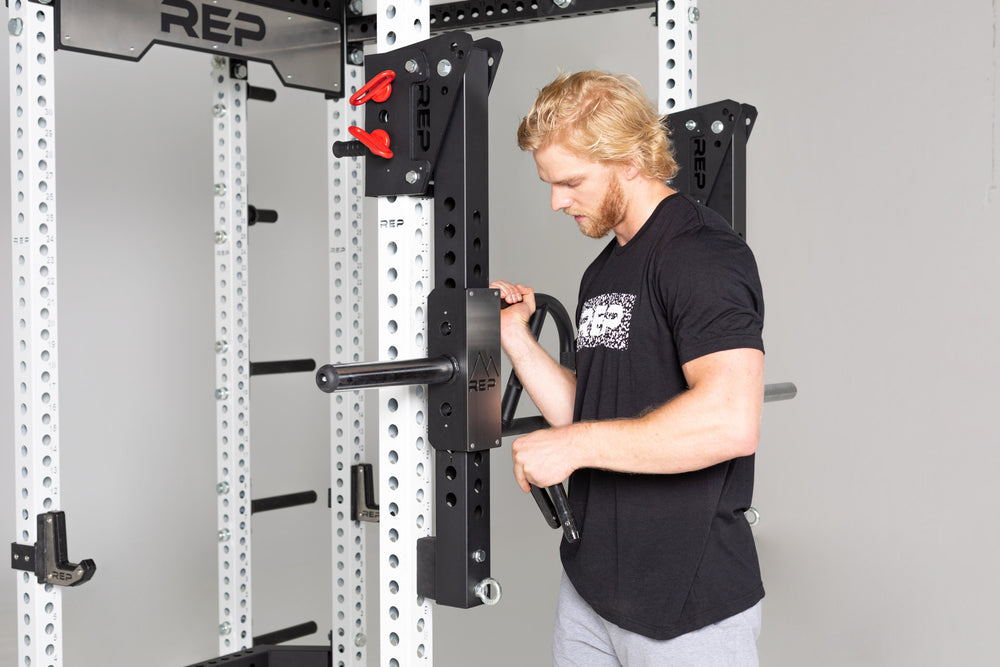 PR-5000 Power Rack Uprights Shown on a 6-Post Rack