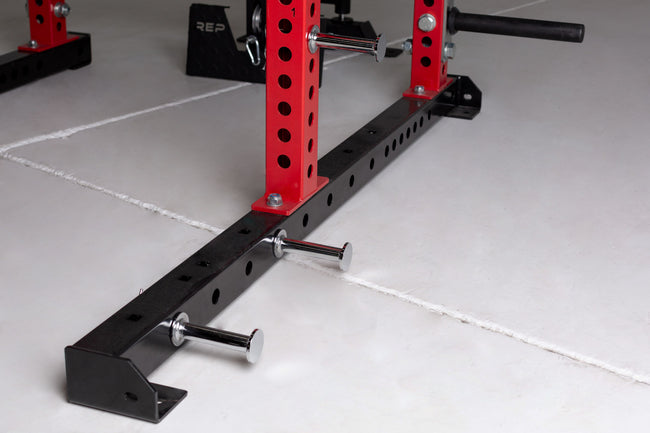 Omni Rack Base Close Up With Band Pegs