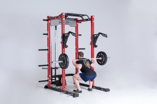 Omni Rack In Use (Squat) with Monolift Arms