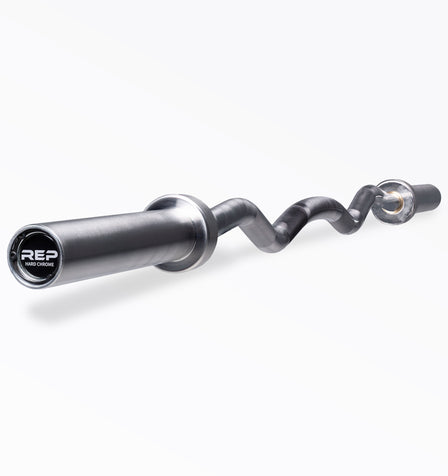 Hard Chrome Curl Bar