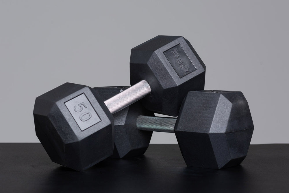 50lb Hex Dumbbell Pair