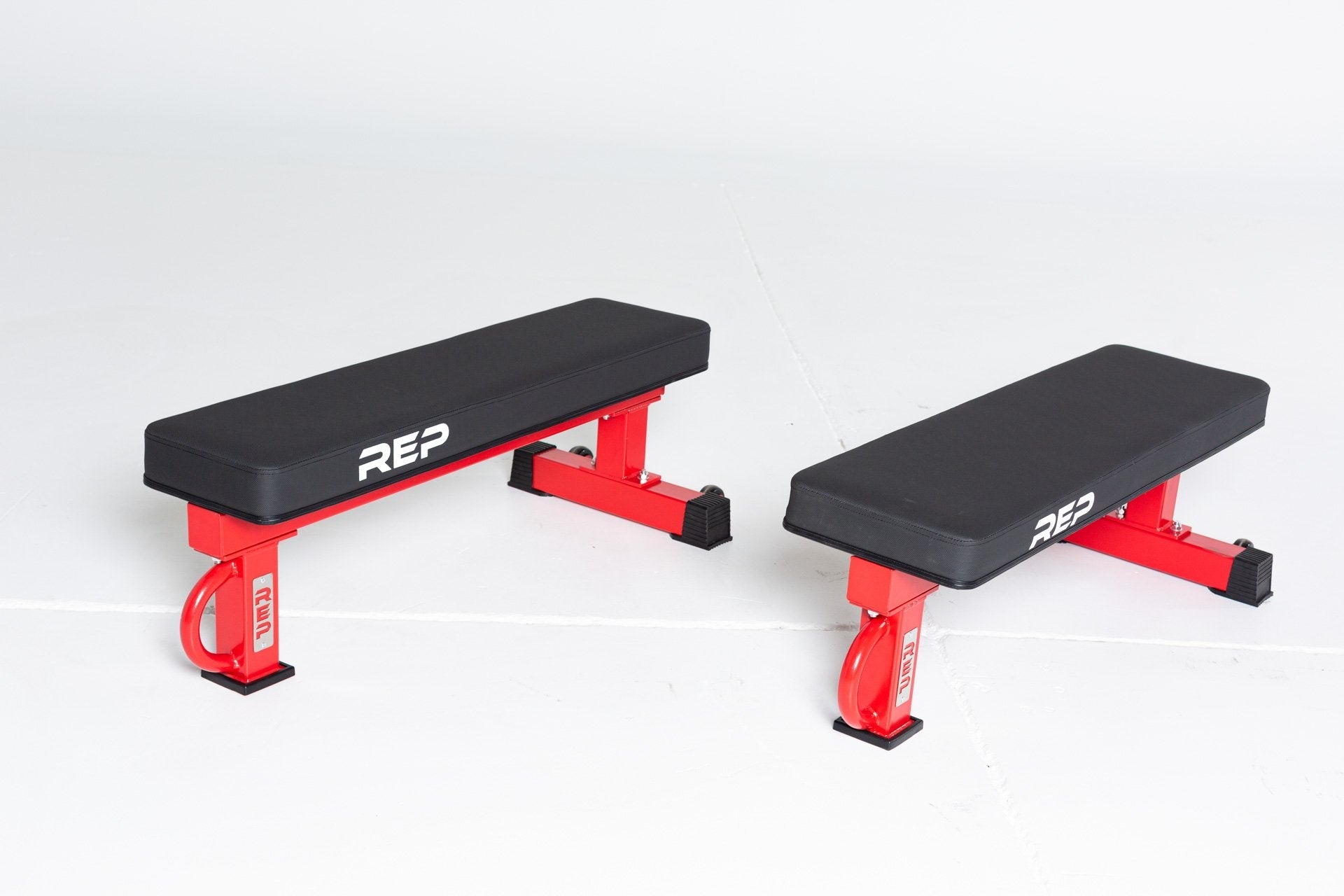 Standard and Wide red FB-5000 benches