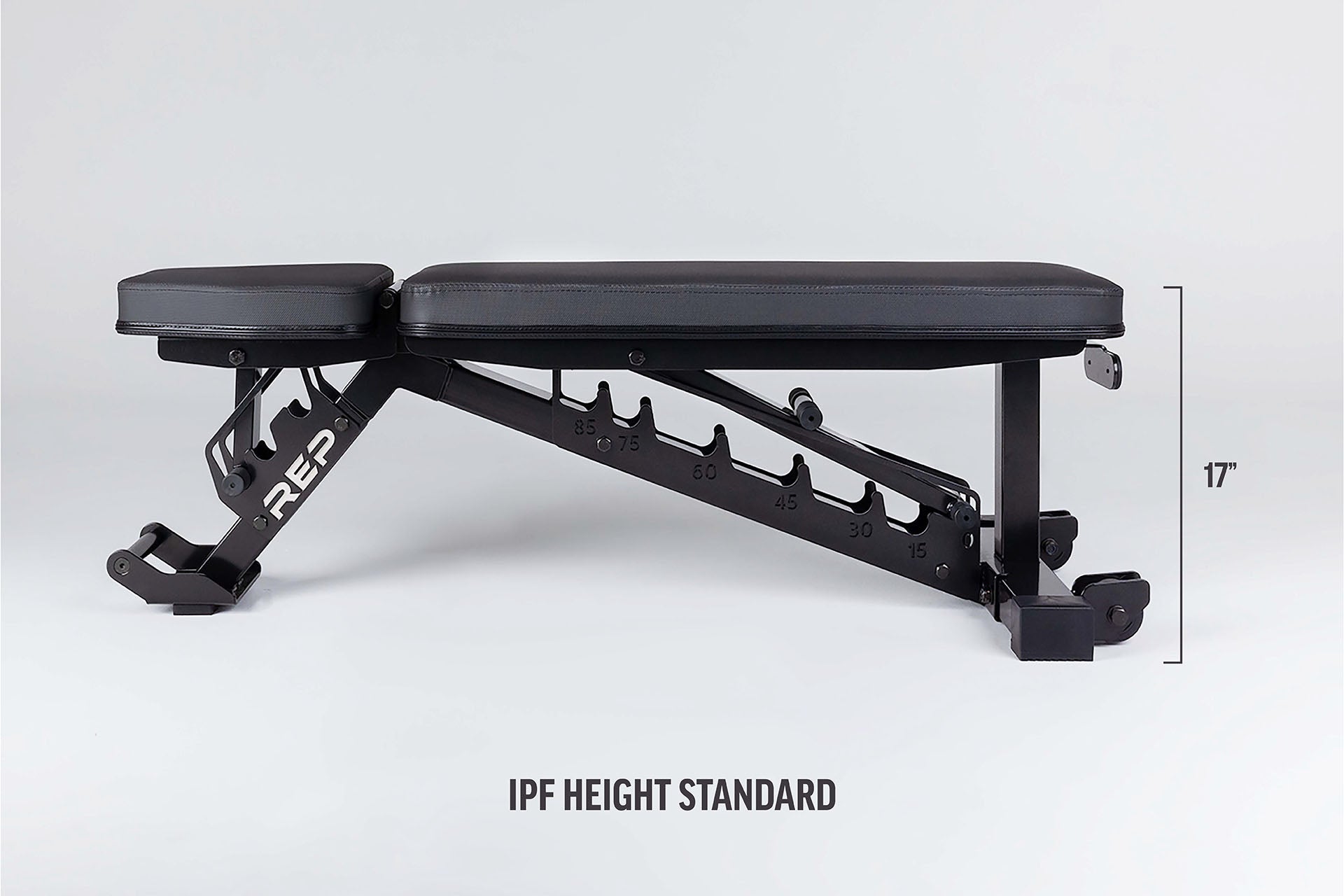 IPF Height Standard Metallic Black AB-4100 Bench