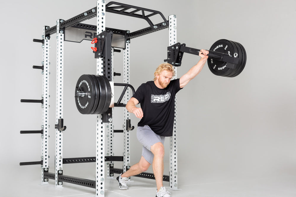 Weight Horns 5000 Series on PR-5000 Power Rack Weight Storage