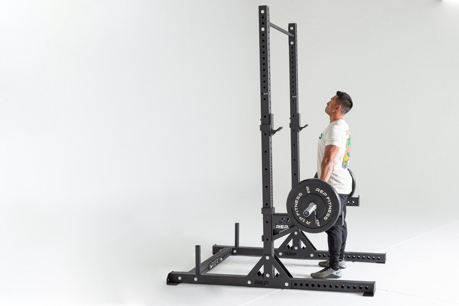 Builder Rig Squat Rack SR-4000 Squat Rack Builder | REP Fitness | Home Gym Equipment