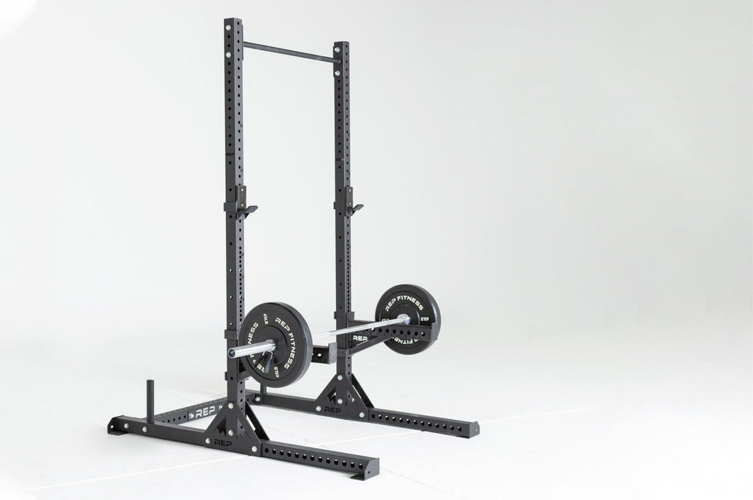Builder Rig Squat Rack SR-4000 Squat Rack Builder | REP Fitness | Home Gym Equipment