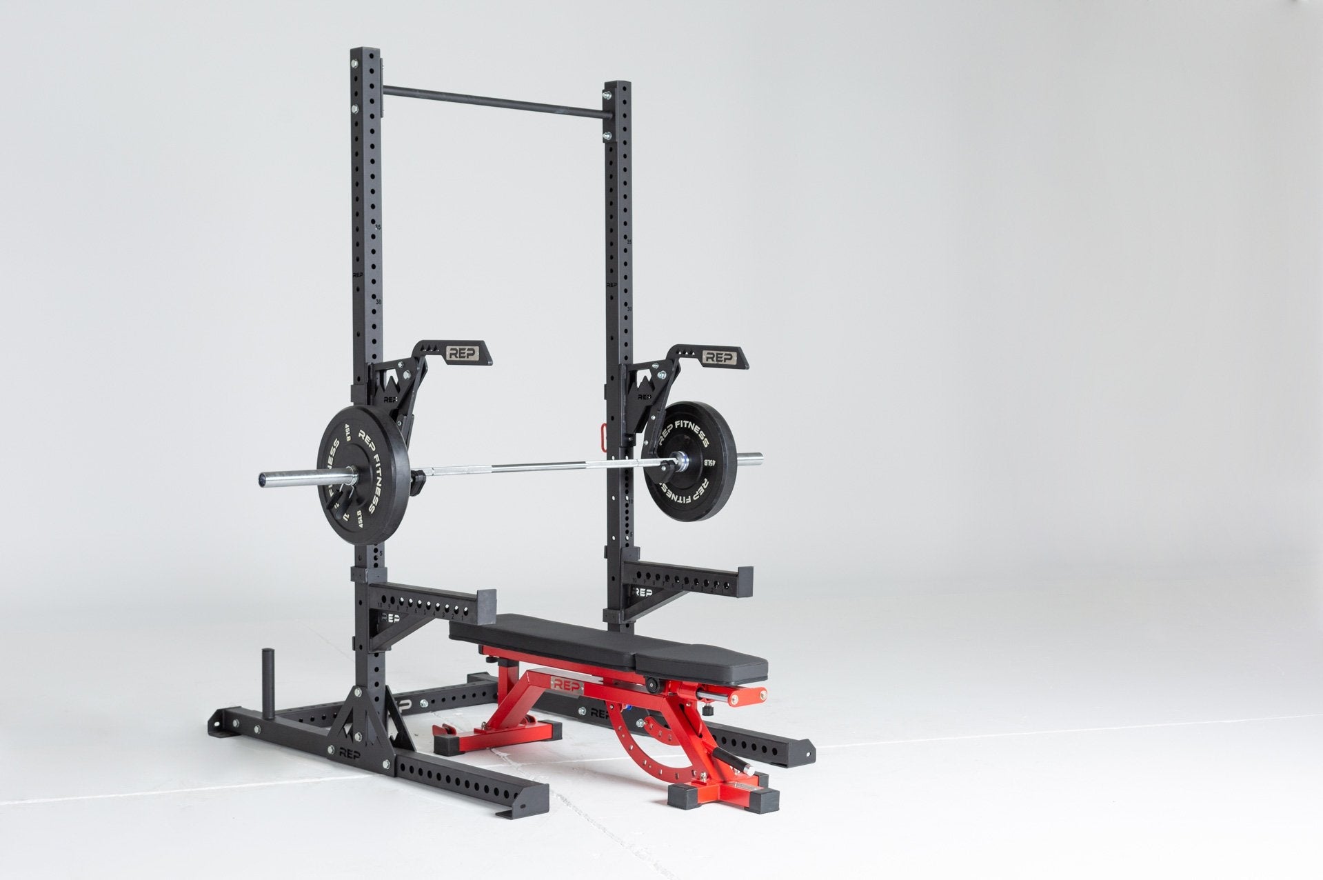 Builder Rig Squat Rack SR-4000 Squat Rack Builder | REP Fitness | Home Gym Equipment