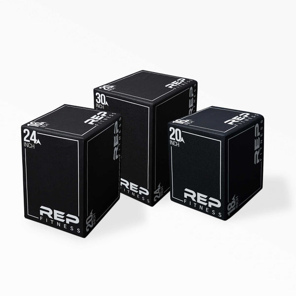 3-in-1 Wood Plyo Boxes, REP Fitness