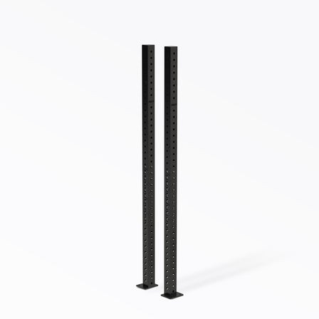 PR-4000 Rack Uprights Metallic Black 80" Pair