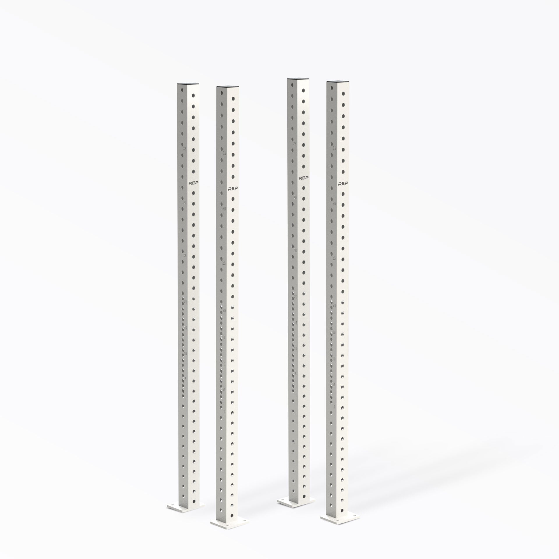 PR-4000 Rack Uprights White 80