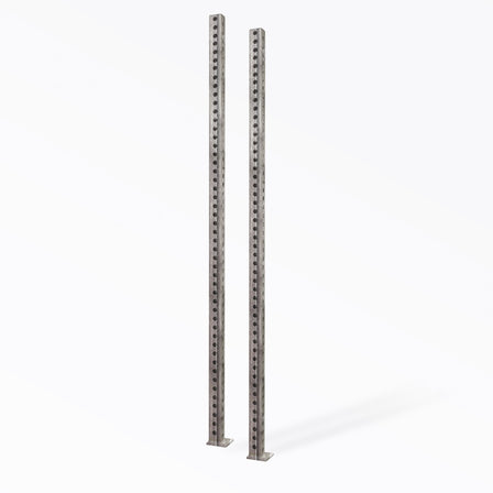PR-5000 Power Rack Uprights Clear Coat 93" Pair