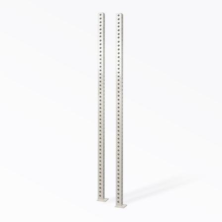 PR-5000 Power Rack Uprights White 93" Pair