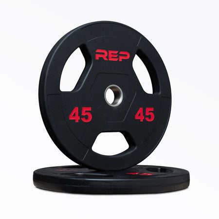 Rubber Coated Olympic Plates - 