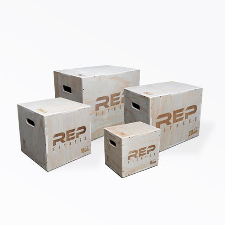 Small (12x14x16) REP 3-in-1 Wood Plyo Box